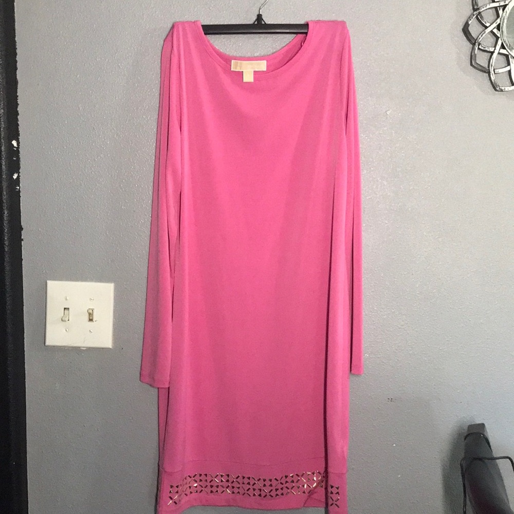 Michael Kors Pink‎ Silk Dress Size S